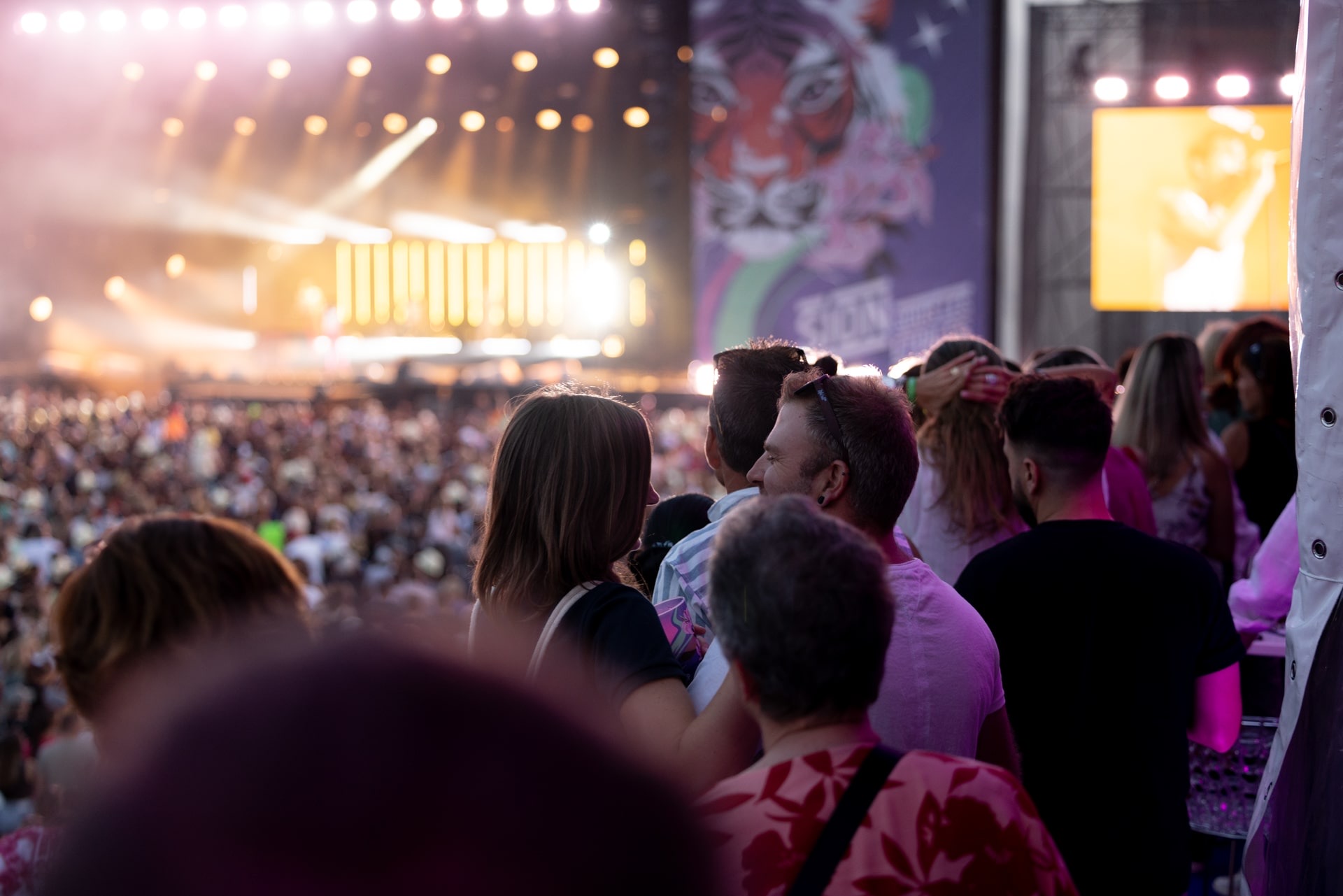 La foule pendant un concert